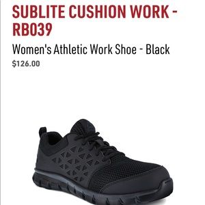 WOMEN'S REEBOK WORK SUBLITE CUSHION COMPOSITE TOE